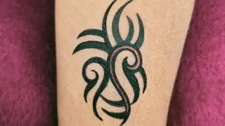 Tribal tattoo design♥️ #new #trending #shortvideo #latest #tattoo #viral #temporarytattoo #tribal