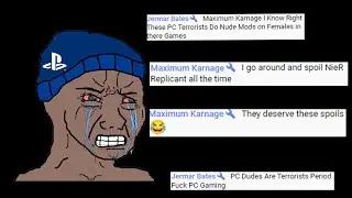 Playstation fanboy call pc gamer a Terrorist