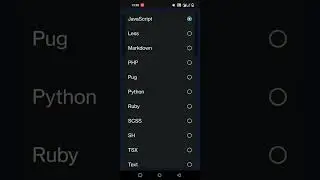 How to change Coding Language in SPCK CODE EDITOR in mobile