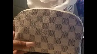 Louis Vuitton Damier Azur Cosmetic bag UNBOXING