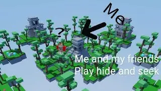 me and my friends play hide and seek (ROBLOX BEDWARS)