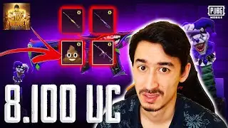 8.100 UC - SHUT OPEN KEYS QLAMIZ PUBG MOBILE 😅