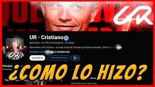 Ronaldo consiguió más de 44.9 MILLONES de suscriptores en YouTube en 1 mes ¿ Cómo lo hizo?