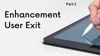Video 1: Enhacement user exit in SAP ABAP
