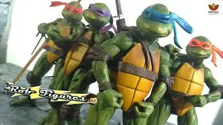 Neca Teenage Mutant Ninja Turtles 1990 Movie Action Figures Revisão