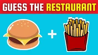 Guess the Fast Food Restaurant by Emoji? 🍔