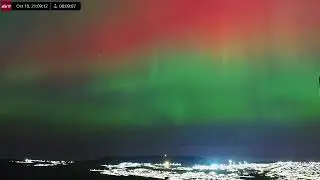 🔴 Live Now: G4-class Geomagnetic Storm! Aurora Borealis Over Iceland in 4K Ultra HD
