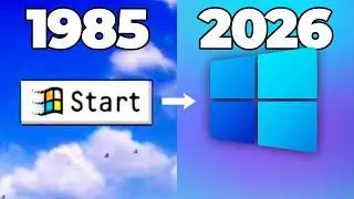 Evolution of Windows Animations | 1985 - 2026 | 4K/60fps