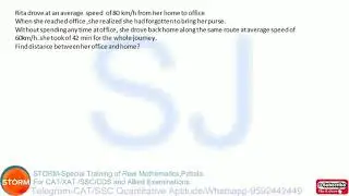 Time Speed and Distance-Unit Transfer Method Part 6/50