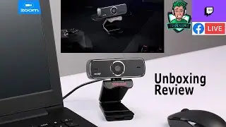 Unboxing y Review REDRAGON WEBCAM HITMAN GW800//MEJOR CAMARA WEB CALIDAD-PRECIO.//camara para stream