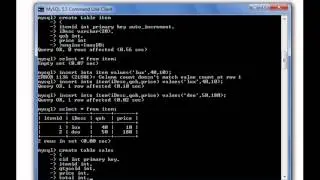 MySQL Chapter 11 - Key and  Index Examples