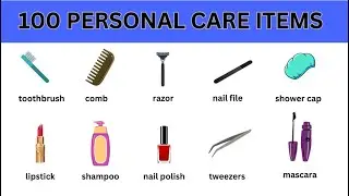 personal care items vocabulary list