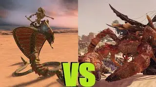 Рыцари Некрополя (алебарды) vs Гниющий Левиафан: Total War Warhammer 3. тесты юнитов v 2.4.0