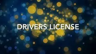 drivers license | Olivia Rodrigo (SpeedUp)