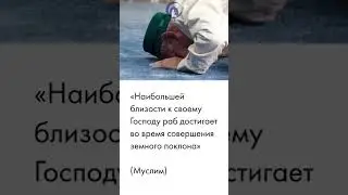 Во время земного поклона / #высказывания #земнойпоклон #намаз #хадис