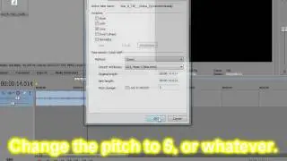 Sony Vegas Pitch Shift