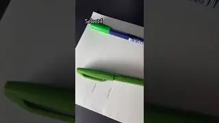 Tombow vs Pentel #calligraphy