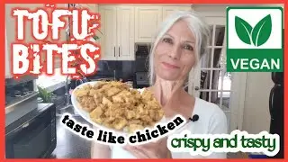 Super CRISPY Tofu Bites (tastes like chicken) #tofu