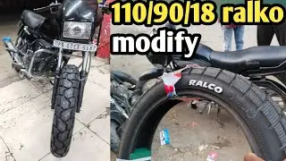 Big tyre in splendor🤩 110/90-18🔥 फायदे और नुकसान 🥵best tyre for splendor plus ⚡️🔥