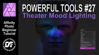 Theatrical lighting Affinity Photo beginner tutorial Power Tools 27