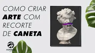 Como Criar Arte com Recorte de Caneta - Photoshop Básico