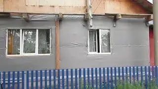 Обшивка дома.  Часть1.  Подготовка.