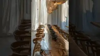 Amazing design dining table in the world #wood #woodworking #luxuryliving #interiordesign