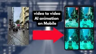 Mobile Ai generation video Tutorial | video to Video ai animation #aivideoeditingtutorial