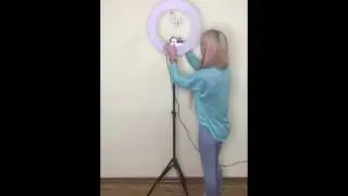 Как собрать кольцевую лампу визажиста. Инструкция