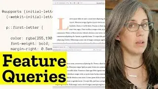 The Magic of Feature Queries, Part 1 – 5/7 Resilient CSS