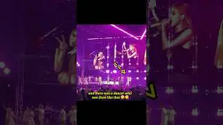 Dancer's reaction when he saw Jisoo sitting alone 