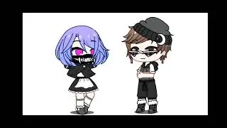 glow up in my opinion gacha club meme