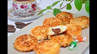 Сырники с шоколадной начинкой
