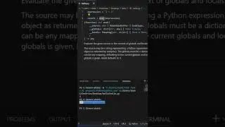 Python eval() Function 