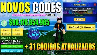 NOVOS CÓDIGOS + 31 CÓDIGOS DE 2X XP BELI E RESET NO BLOX FRUITS 2024 - blox fruit codes...