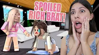 RICH BRAT MADE ME HER MAID in Brookhaven! (ROBLOX BROOKHAVEN RP)