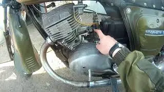 Неинтересное видео про осень, лес и ИЖ ПЛАНЕТА 3