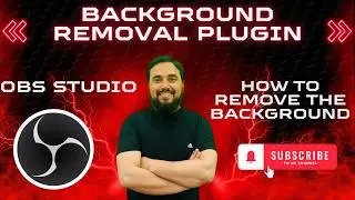 how to remove background without green screen in the OBS Studio