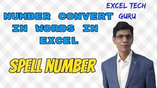 Number in words in excel | Add-ins of Number in words