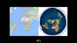 Terra Plana vs. Terra-Bola - Mapeando Viagens de Avião