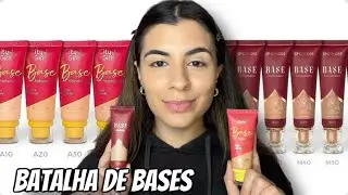 BASE HIDRATANTE CITY GIRLS VS BASE AVELUDADA SP COLORS