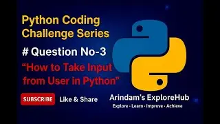 💡How to Take Input from the User in Python (Beginner-Friendly Guide)