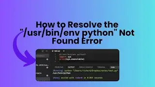 How to Resolve the 
