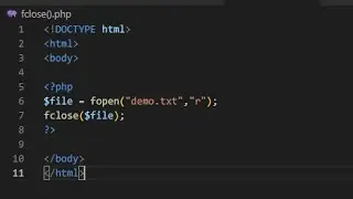 PHP | fclose Function
