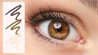 Natürlicher Alltags-Look: Sanfter Farbverlauf mit Braun, Gold & Stardust ✨