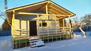Дачный дом 7х8,5 с террасой | Мама Дача