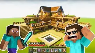 Minecraft Ultimate Survival House - Minecraft Survival Series Part 2