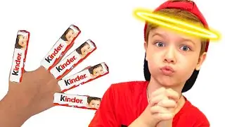 Андрей учится считать шоколад Candy for kids
