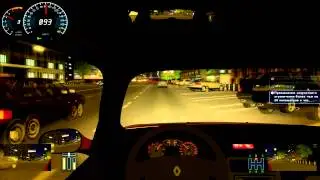 3D инструктор (City Car Driving) ночные покатушки под Hann часть 1