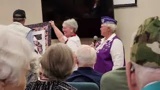 Blaine Grunerud  Quilt of Valor Presentation, 20240608